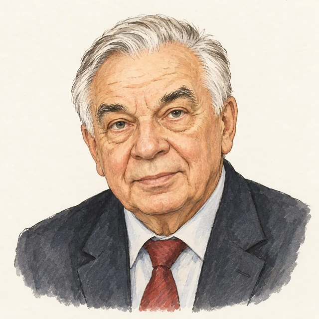 Illustrated portrait of Aleksey Yekimov