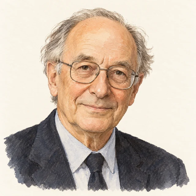 Illustrated portrait of Georg Nagel