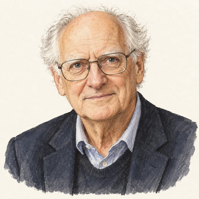 Illustrated portrait of John Clarke