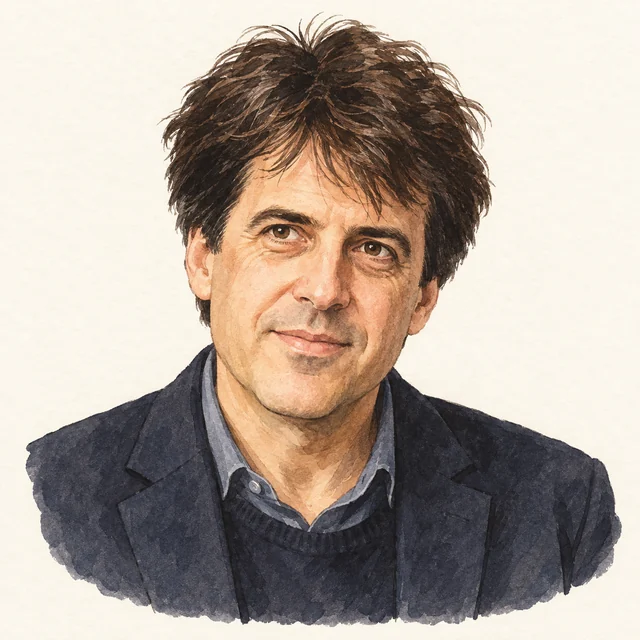Illustrated portrait of Karl Deisseroth