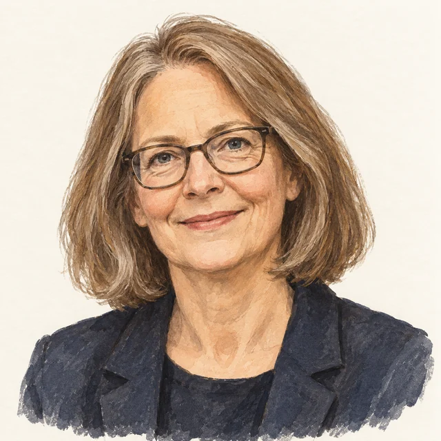 Illustrated portrait of Mary E. Brunkow