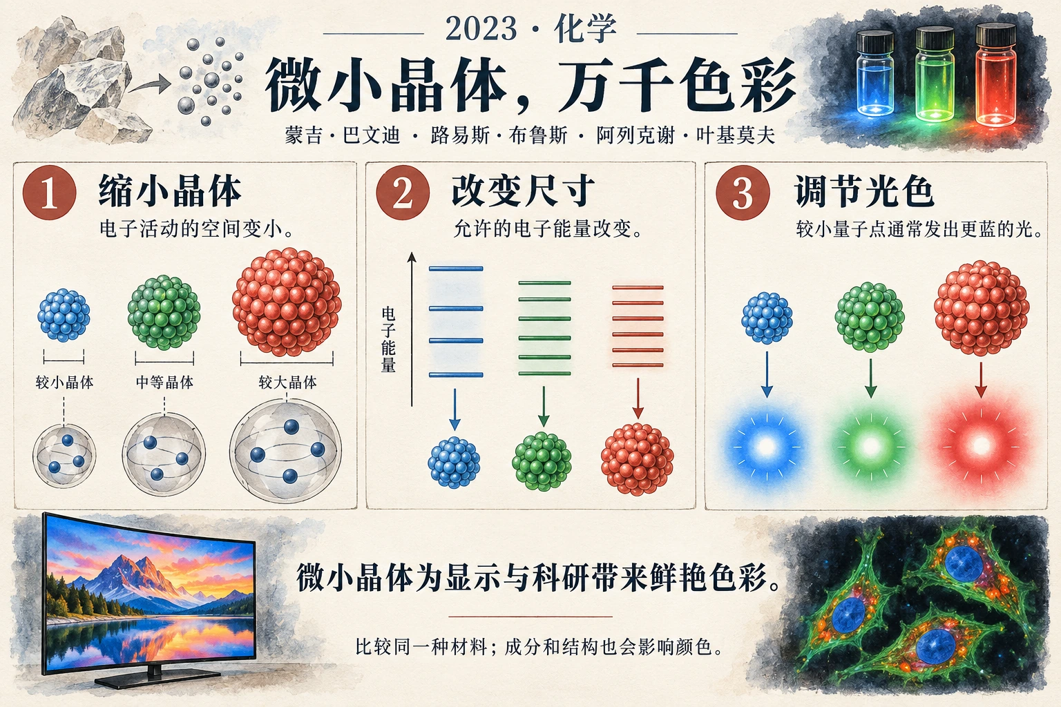 图解:微小晶体,万千色彩