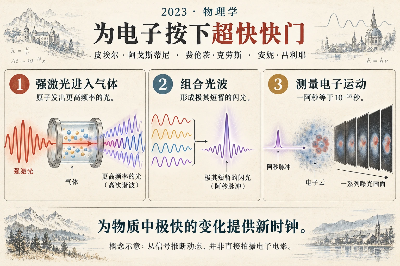 图解:为电子按下超快快门